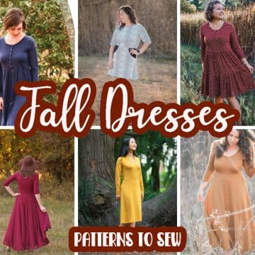 fall dresses to sew huge list