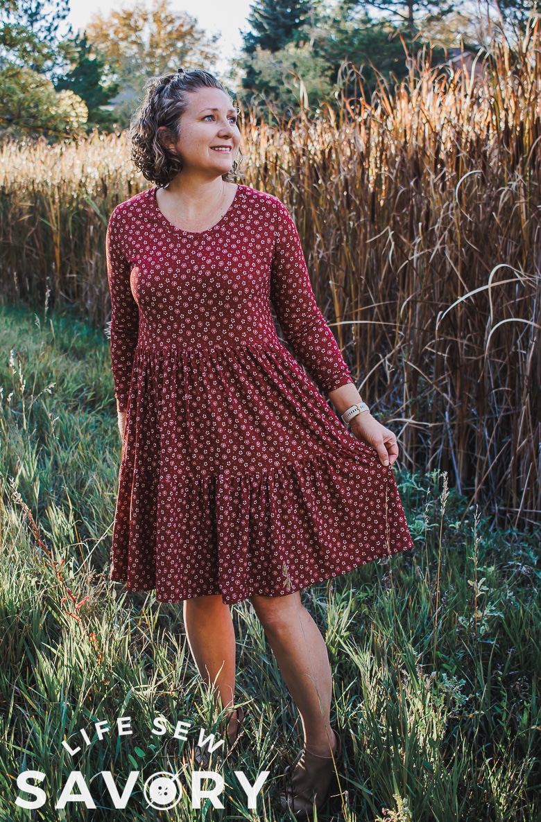 tiered dress fore fall