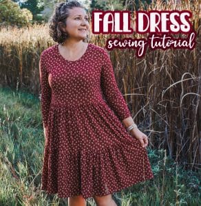fall dress sewing tutorial