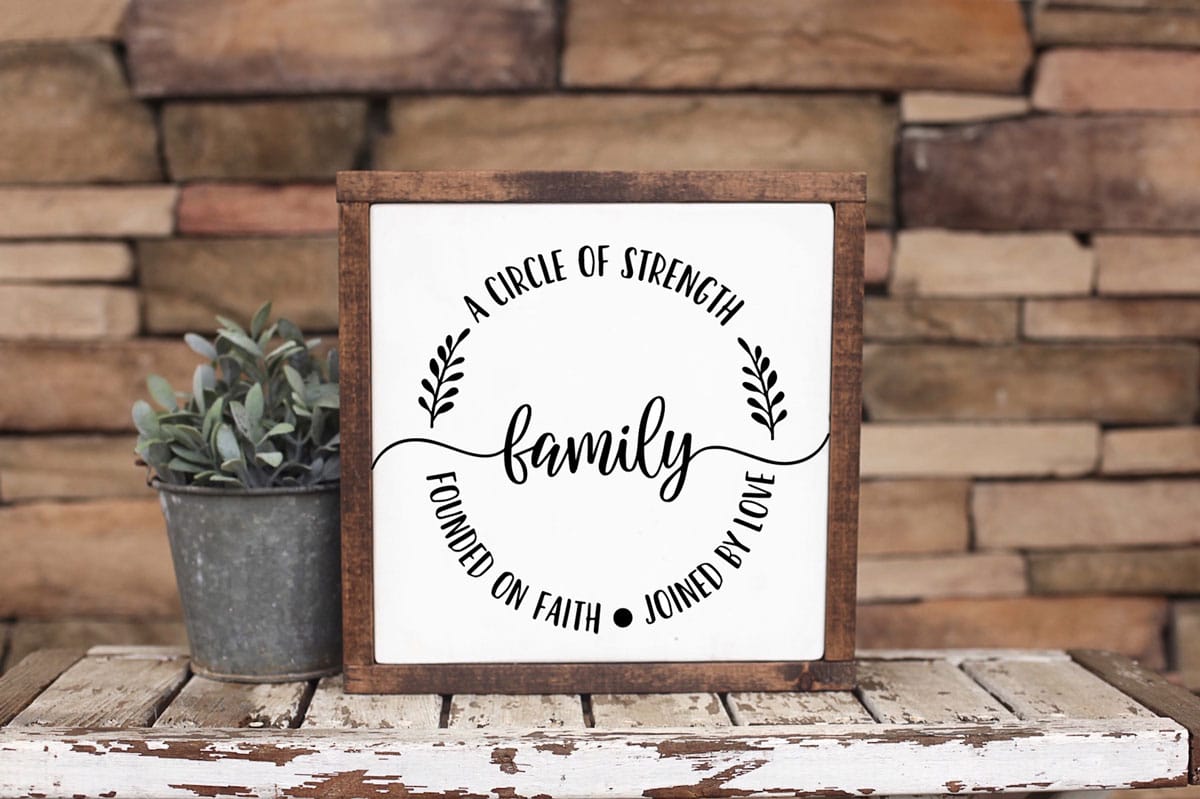 family themed circle svg files