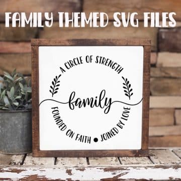 family themed svg files