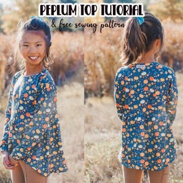 free peplum top pattern