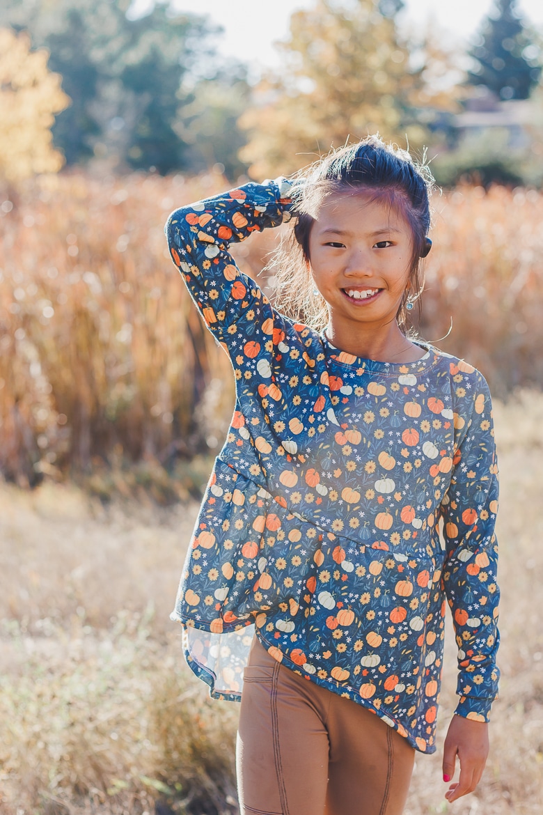 how to sew a peplum top