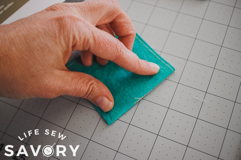 press to fold card holder