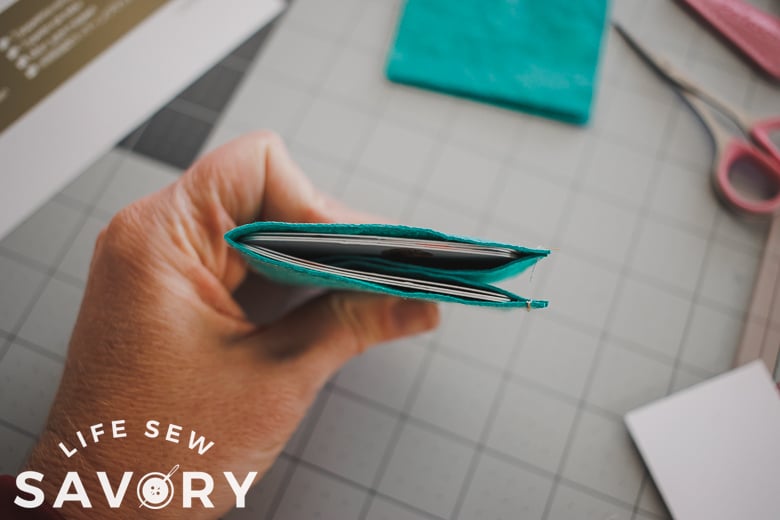fill holder with cards
