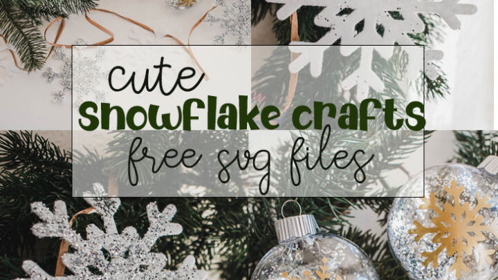 Image for Cute Snowflake Crafts Free SVGs