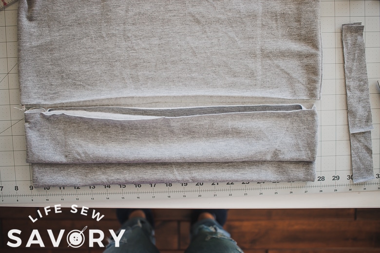 cut and sew bottom band