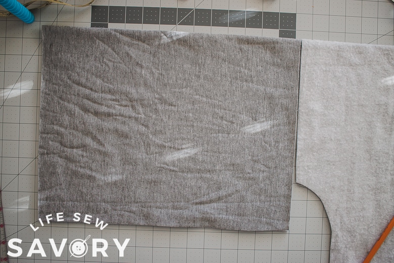 create sleeve for sweatshirt
