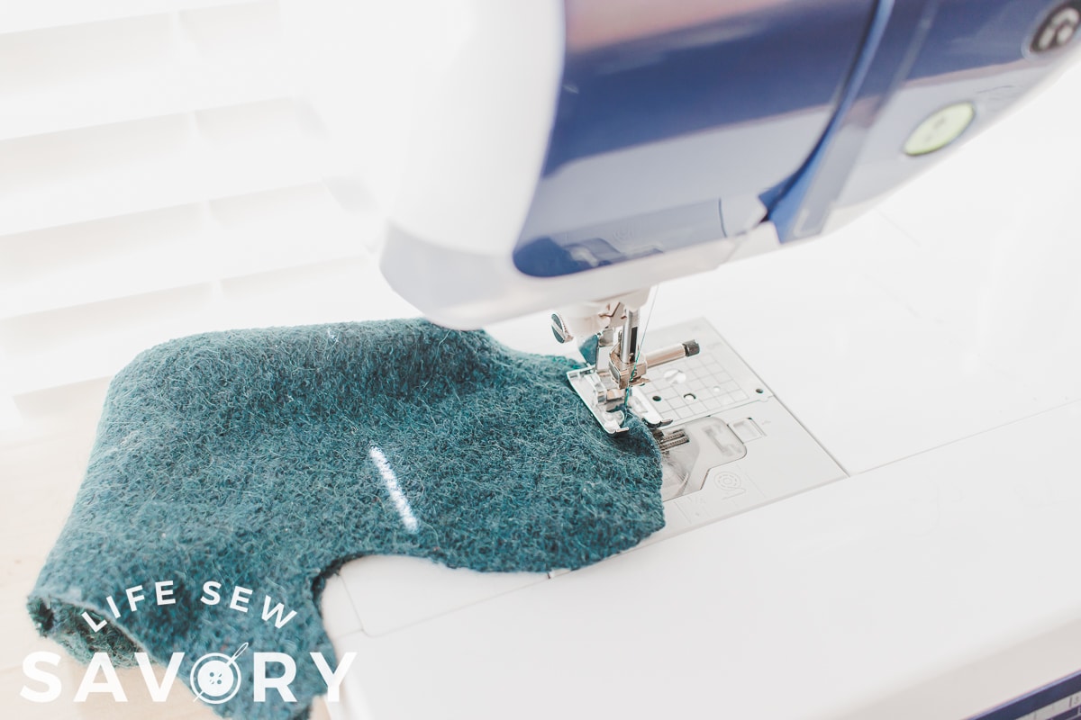 sew on sewing machine