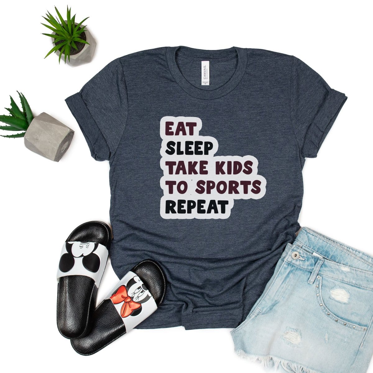 eat sleep repeat take kids to sports free cut file