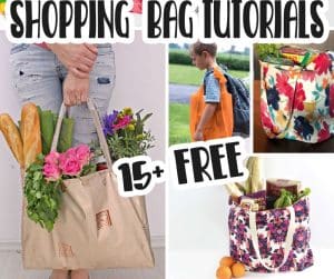 how to make your own reusable shopping bags