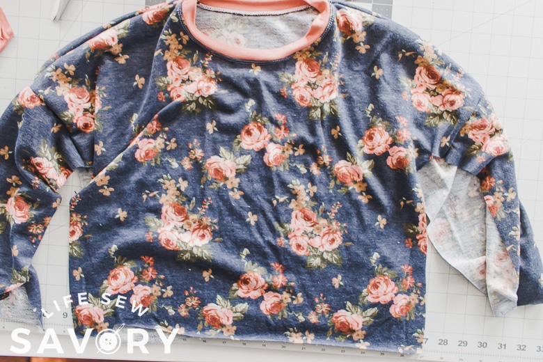 sweatshirt looking like a shirt now