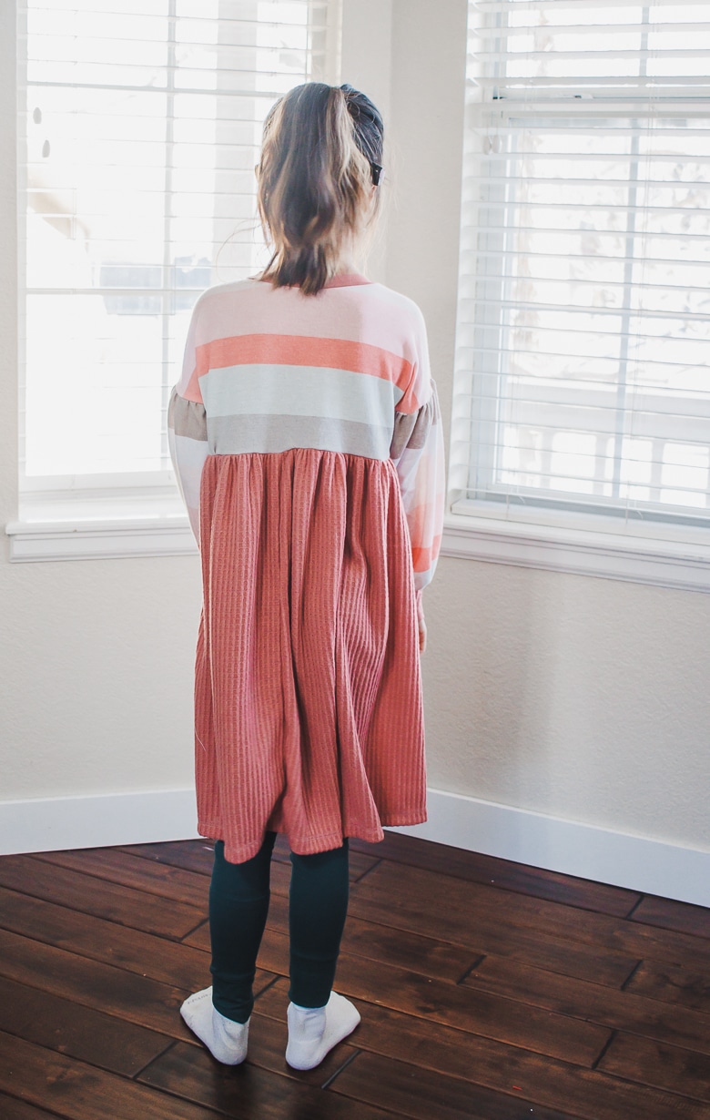 how to sew a cozy sweatshirt dress