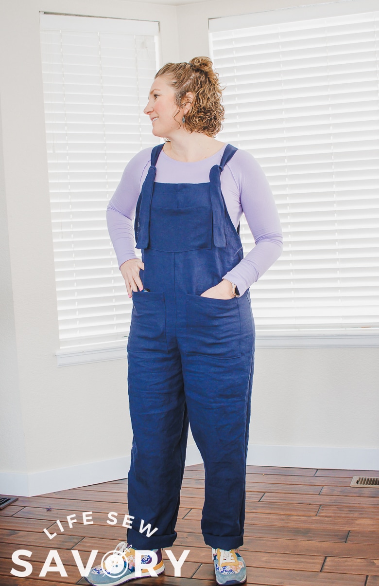 New sewing tutorial and free sewing pattern for a jumpsuit