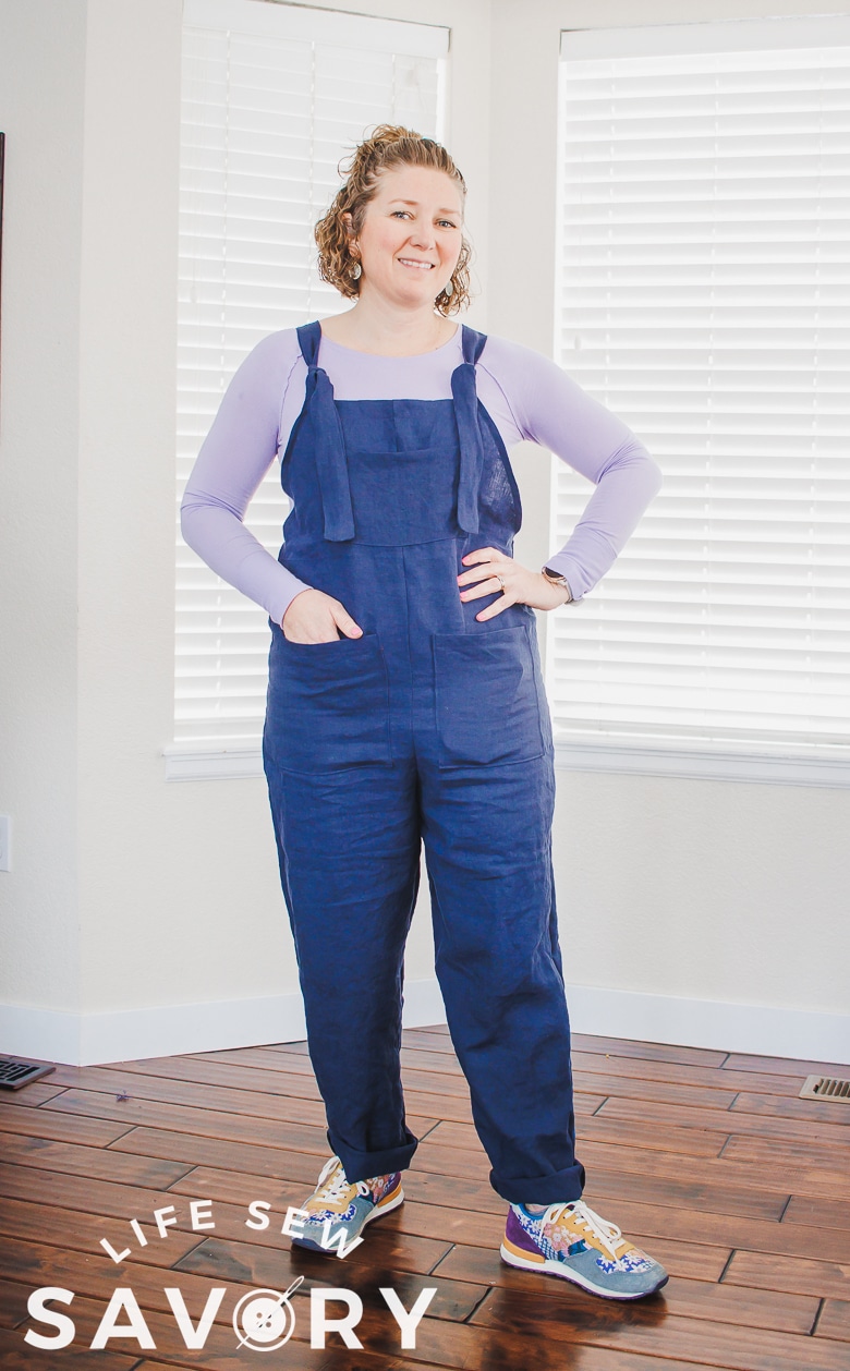 how to sew a jumpsuit, free sewing pattern and tutorial