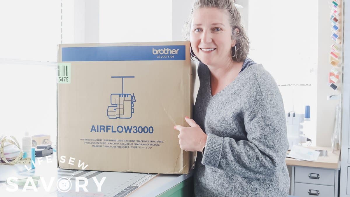 serger unboxing. Brother airflow3000 and my favorite features