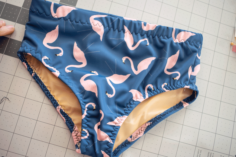 how to sew swimsuit elastic sewing tutorial