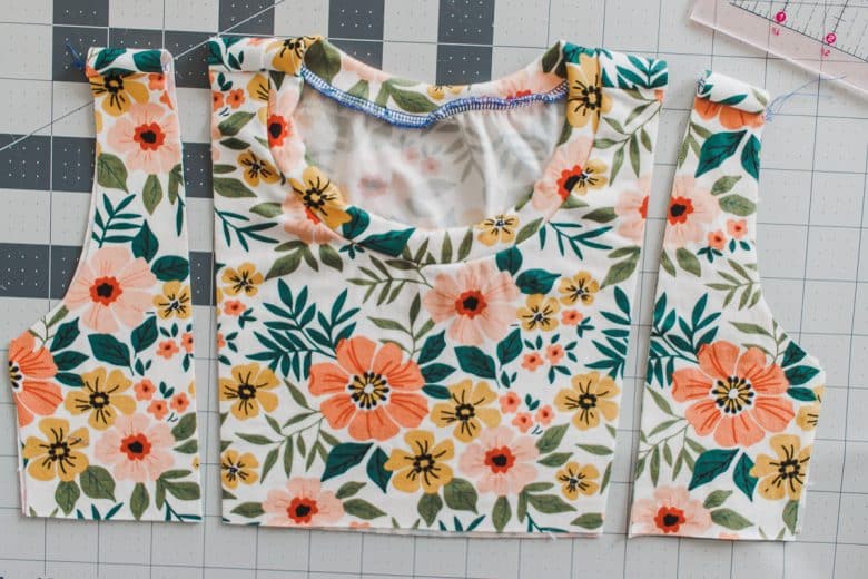 cut the sides of the tee shirt to add ruffles
