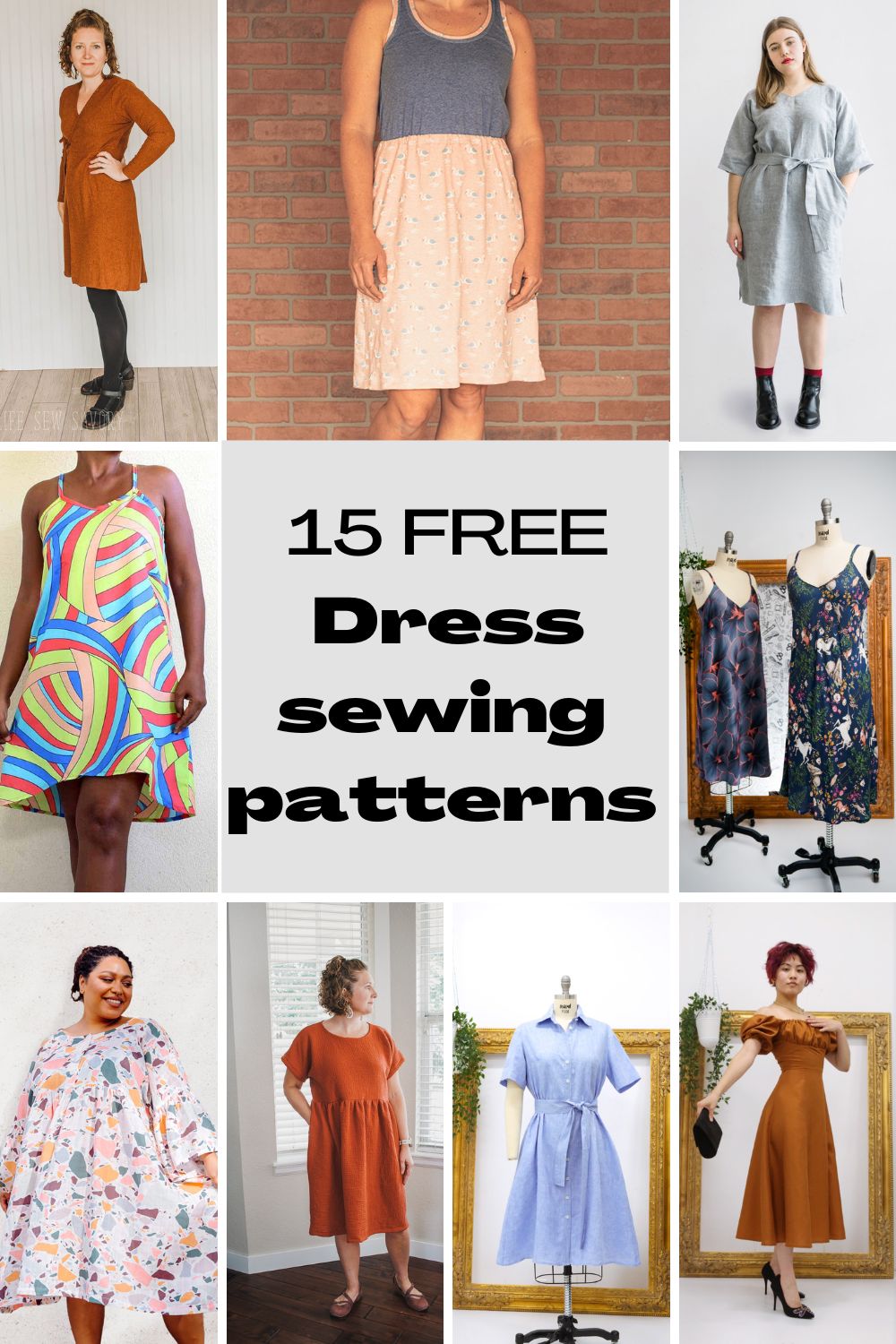 free dress sewing pattern , free dress patterns for women , free womens dress patterns, Printable dress pattern free, sewing patterns for womens dresses, Free Printable Dress Patterns for Women