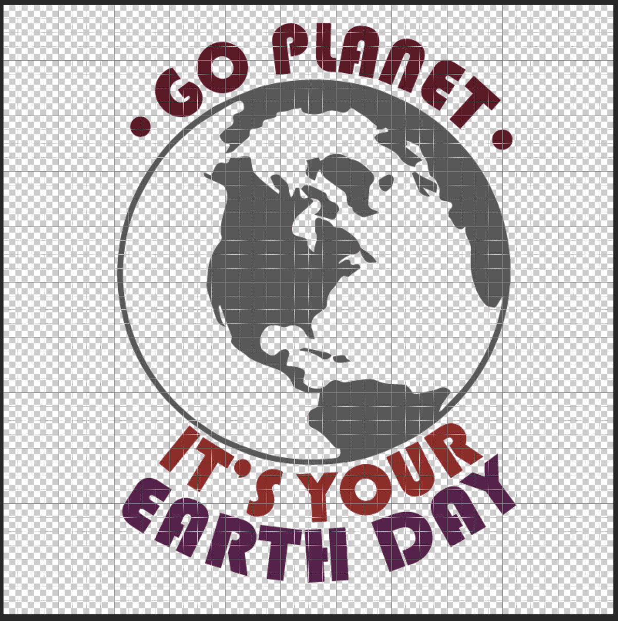 go planet - it's your earth day! FREE svg