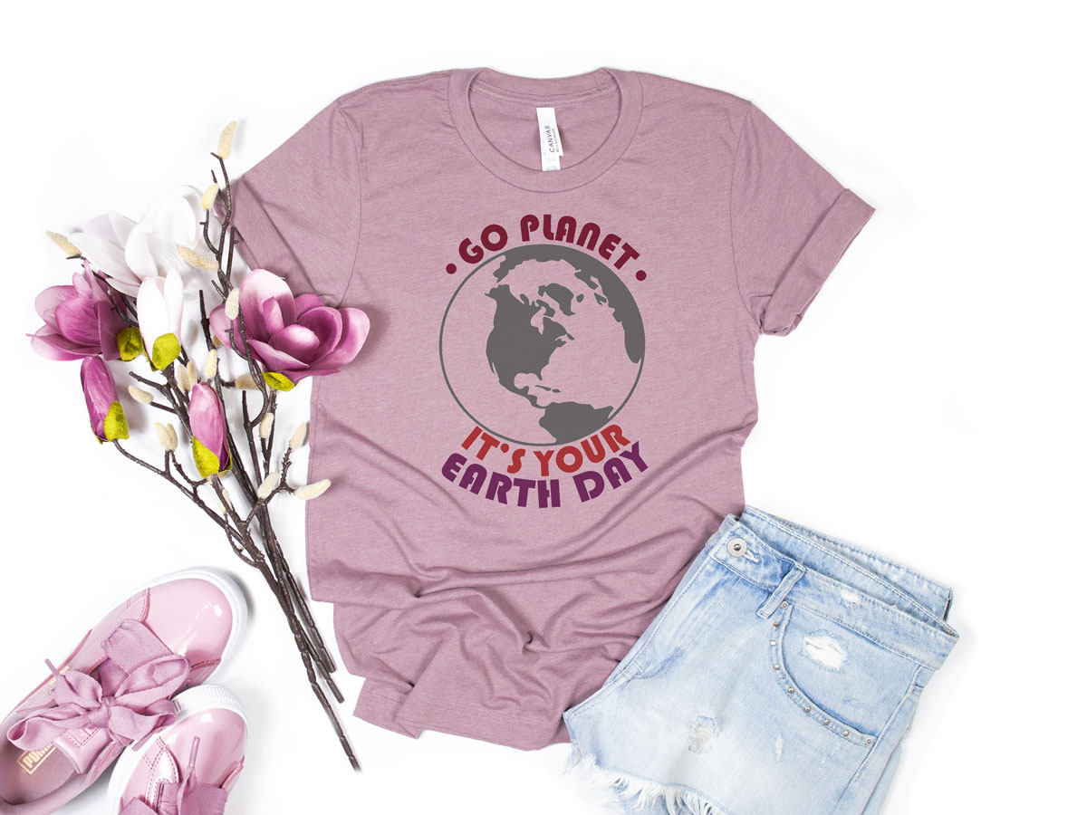 go planet - it's your earth day! FREE svg