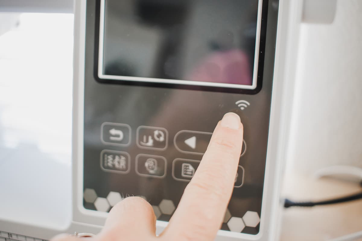 wifi embroidery machine