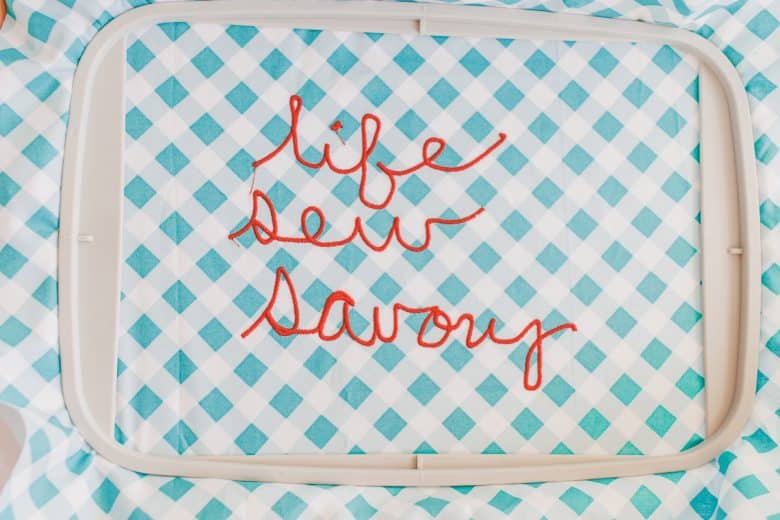 so cute embroidery from the app