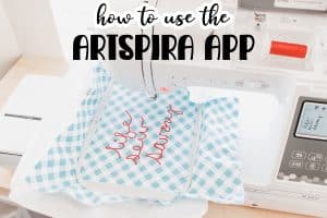 how to use Artspira with your embroidery machine