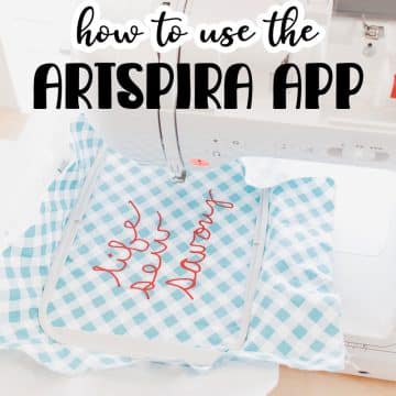 how to use Artspira with your embroidery machine