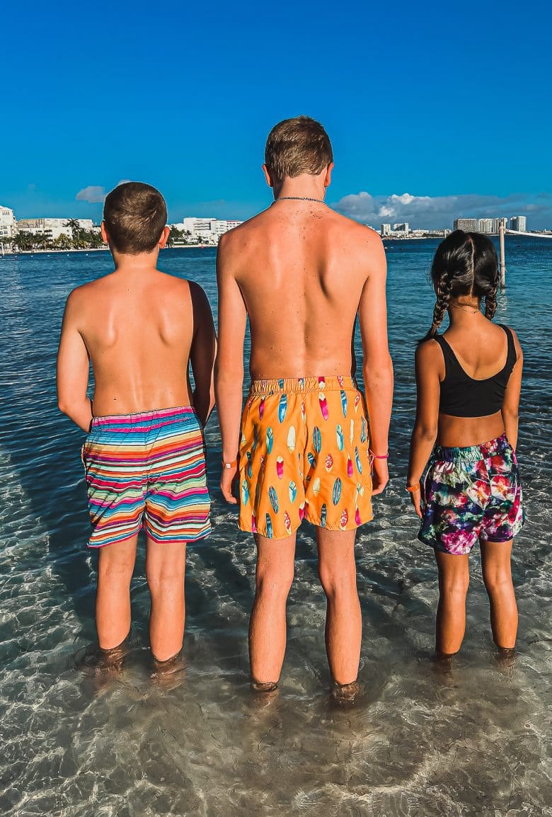 sand N Surf boardshorts photos of kids wear shorts in ocean