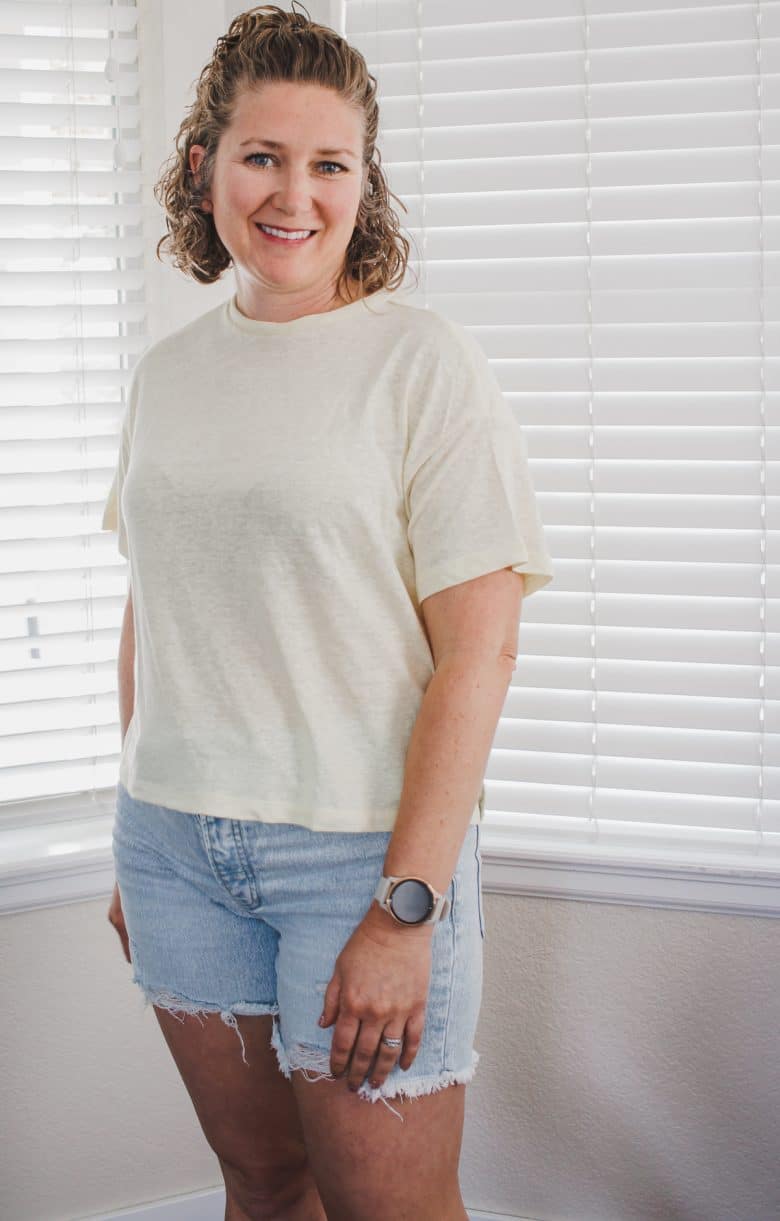 oversized summer tee sewing pattern