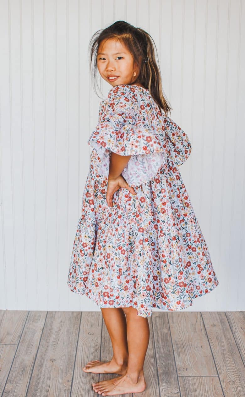 ruffled free dress pattern