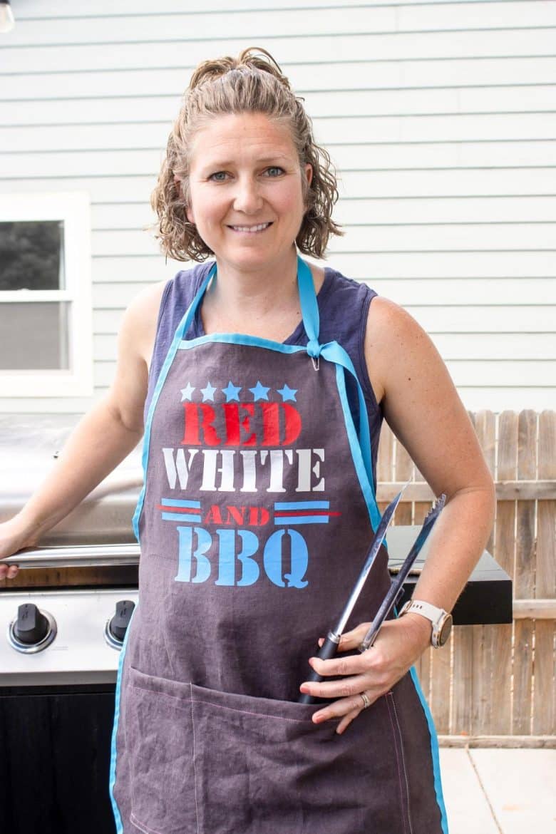 how to make a grill apron with free svg design