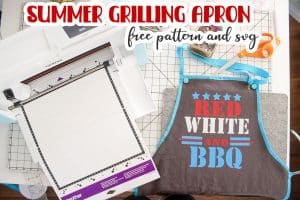 Grilling Apron Free Sewing Pattern summer grilling apron with free sewing pattern and cut file