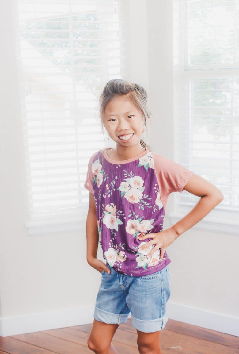 color blocked t-shirt tutorial