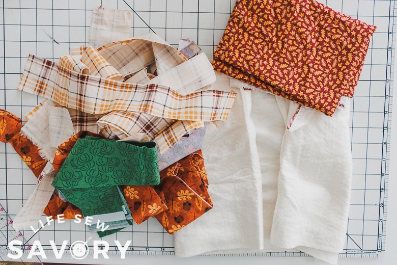 fall fabric for table runner