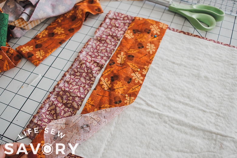 layout and arrange fabric