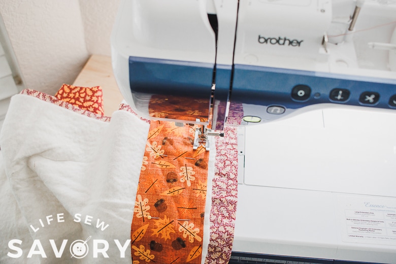 stitch each piece separate