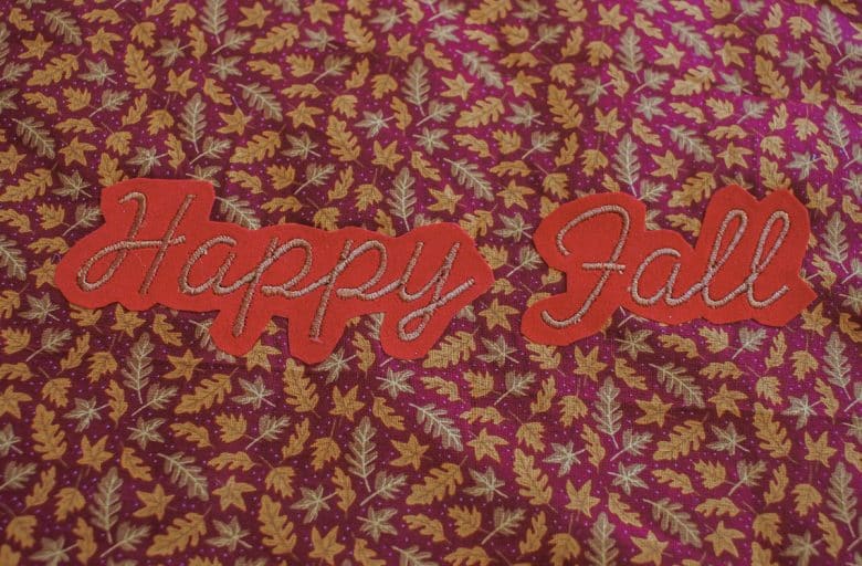 heat transfer vinyl with embroidery