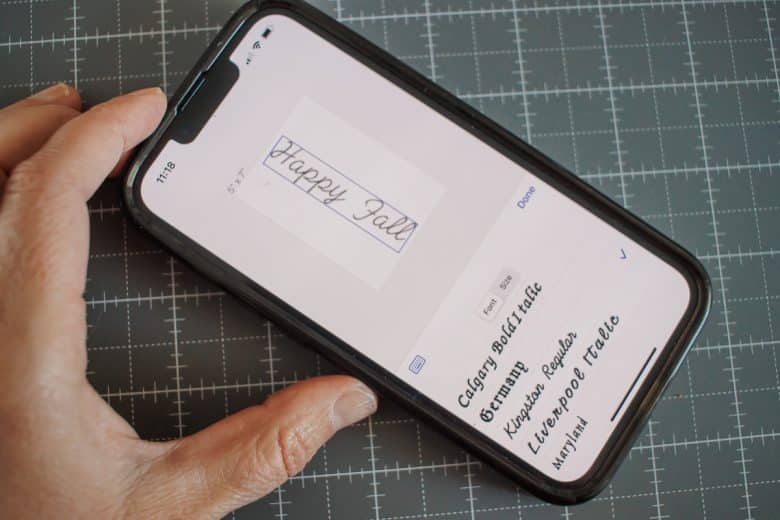 choose font
