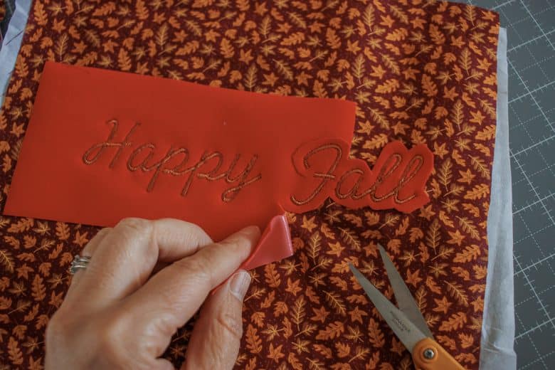 embroidery on heat transfer vinyl