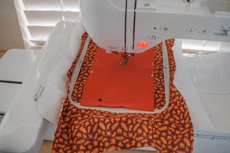 embroidery on top of heat transfer vinyl