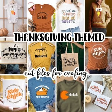 A fun list of free cut files for Thanksgiving. Your Thanksgiving crafting is easy with this list of amazing svg files to use with your cutting machine. Get crafty this Thanksgiving season.