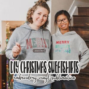 DIY Christmas sweatshirts to make and wear this holiday season