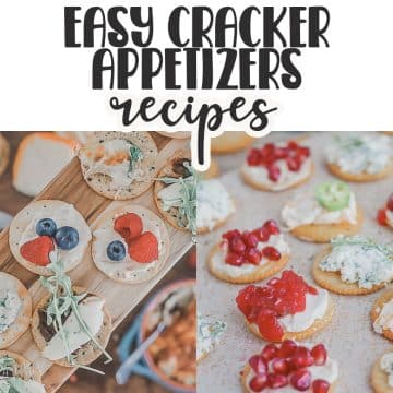My favorite cracker spread recipes, perfect for holiday entertaining and easy appetizer making. We love crackers and dips and these spreads elevate the simple cracker and dip concept.