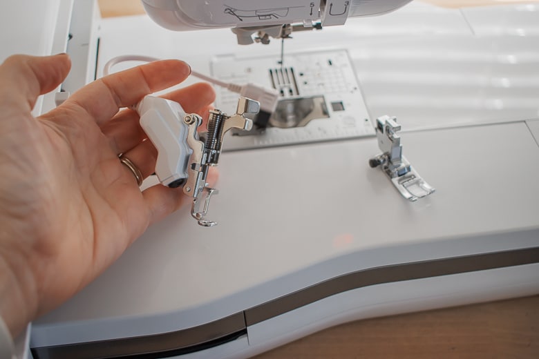 prep machine for embroidery