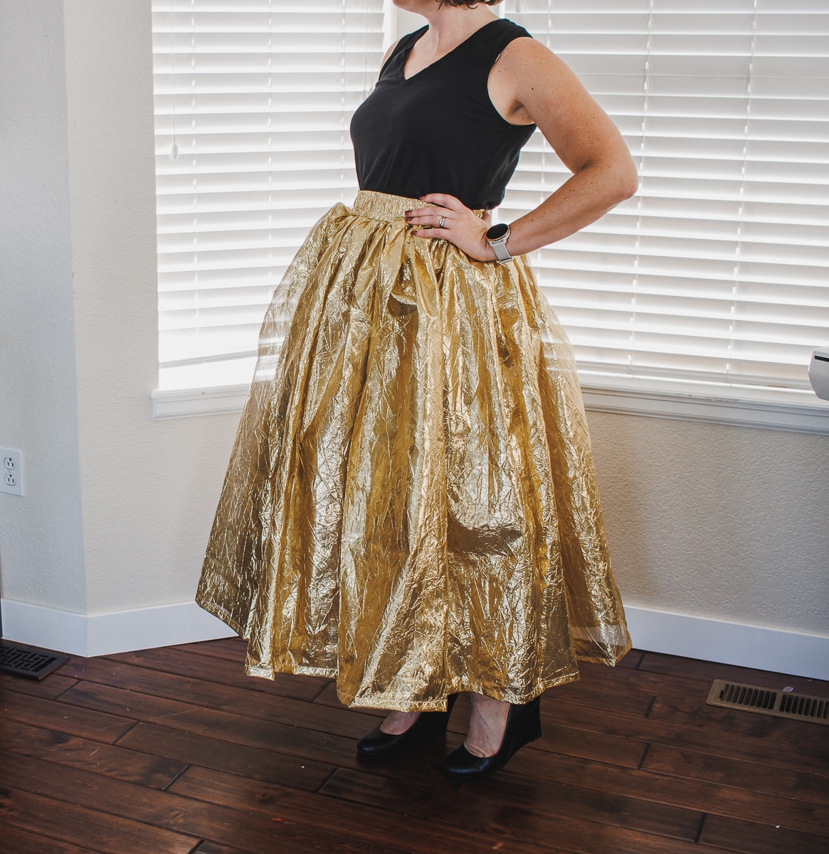 How to sew a fancy party skirt with pockets