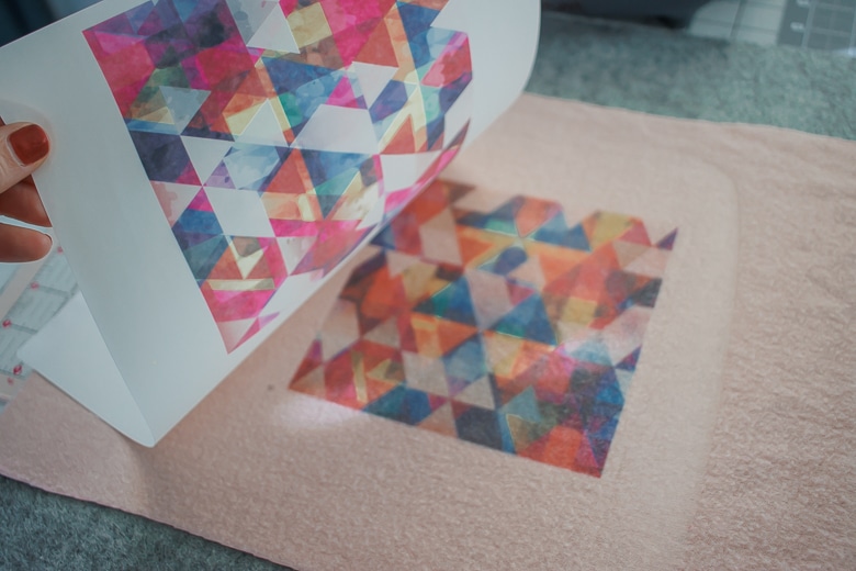 sublimation printer puts beautiful color on fabric