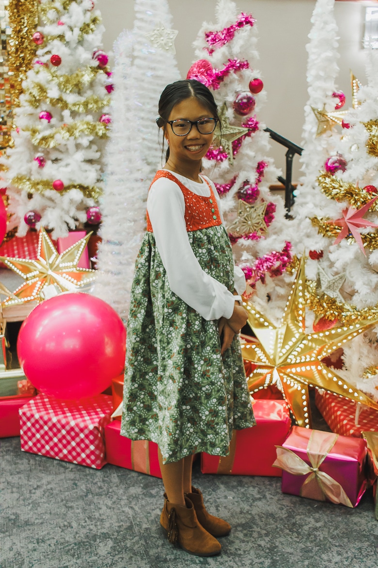 free pdf pattern to use for Christmas dress sewing