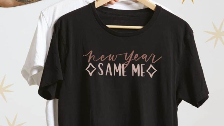 Image for Free New Years Shirt SVG | New Year Same Me